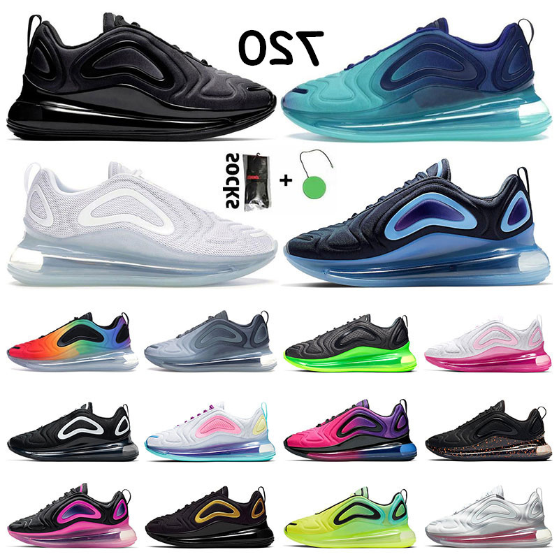 

Shoes Mens Sneakers 720 running Sea Forest White Black Oreo Lava Obsidian Bubble Pack Volt be true Womens Outdoor Sports Trainers, Bubble wrap packaging
