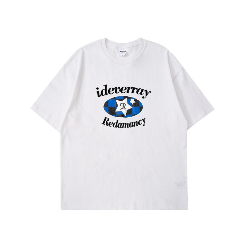 

Men's T-Shirts Summer Fashion Cotton Monogrammed Short Sleeve T-shirt ManMen's, White