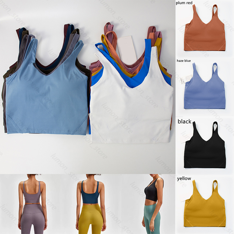 

Yoga Tanks clothes womens sporty camisoles bra underwear ladies bras fitness beauty underwears vest designers Crop Top clothing trainers, High quality