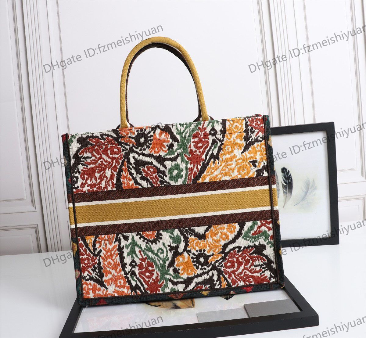 

7A Top Luxury Quality Ladies Book Bag Tote Classic Designer Gauge Print and Pattern Embroidery Handbag Large Capacity Shopping Shoulder Bag Fashion Bag With Box, Customize