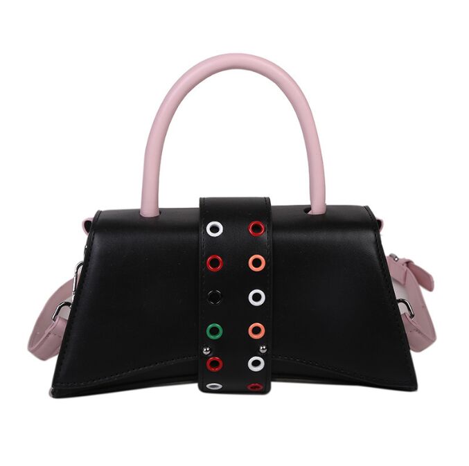 

Women Wide Strap Armpit Bag High Quality PU Leather Designer Blue White Shoulder Bags Ladies Rivet Handbag Party Messenger Wallets fashionbag250, 17cm-12cm-9cm