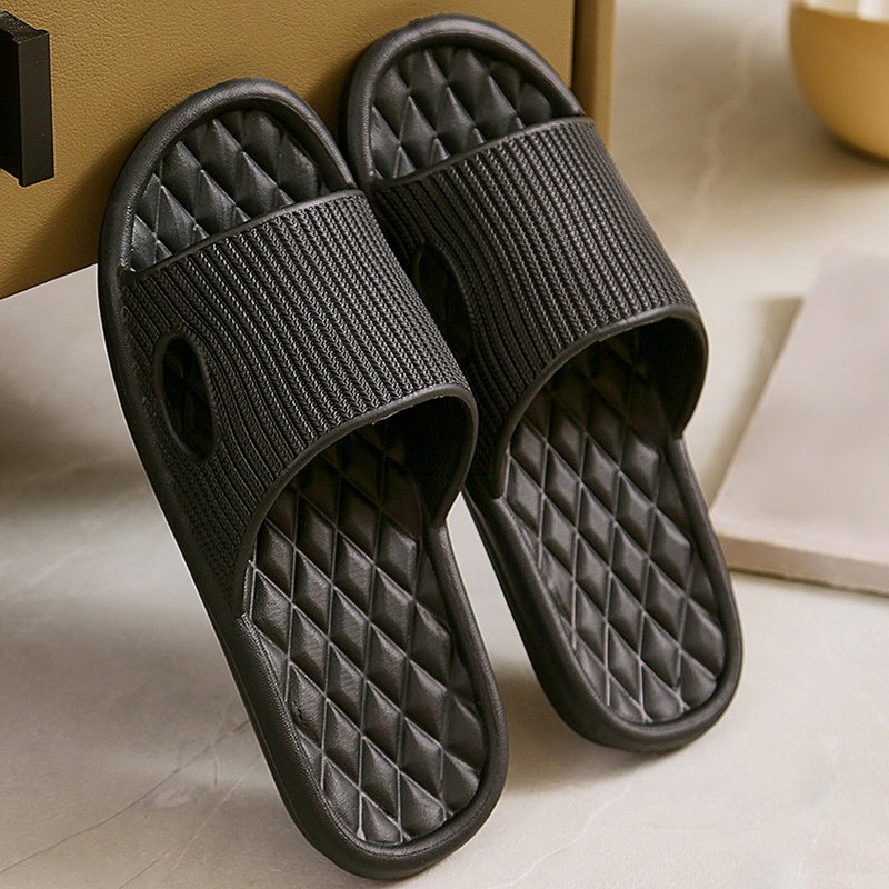 

A019 Slippers Women Summer Shoes Indoor Sandals Slide Soft Non-Slip Bathroom Platform Home Slippers, As photo