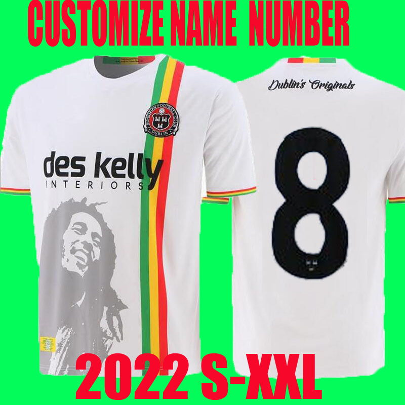 

Bohemian FC 2021 2022 Away White Bohemian Soccer Jersey 21 22 Bohemians Special Football Shirt camiseta de futbol top thailand maillots foot customize, 21/22 4th+lfp