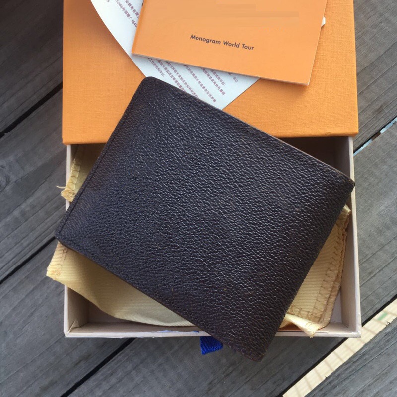 2022 Top portefeuilles de designers de haute qualité porte-cartes France Paris style plaid luxes hommes portefeuille designers femmes portefeuill