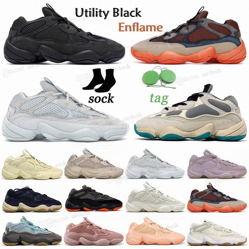 Men Women Running shoes for Taupe Light 500 Low Utility Black Bone Salt Blush Super Moon Yellow White Ash Grey Clay Brown Enflame Soft Vision 500s S
