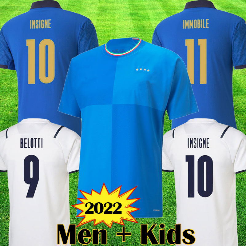 

2022 2023 Italian soccer Jersey BARELLA SENSI INSIGNE 22 23 Renaissance CHIELLINI BERNARDESCHI Italia football shirts men kids kits uniforms ITalYs, Home