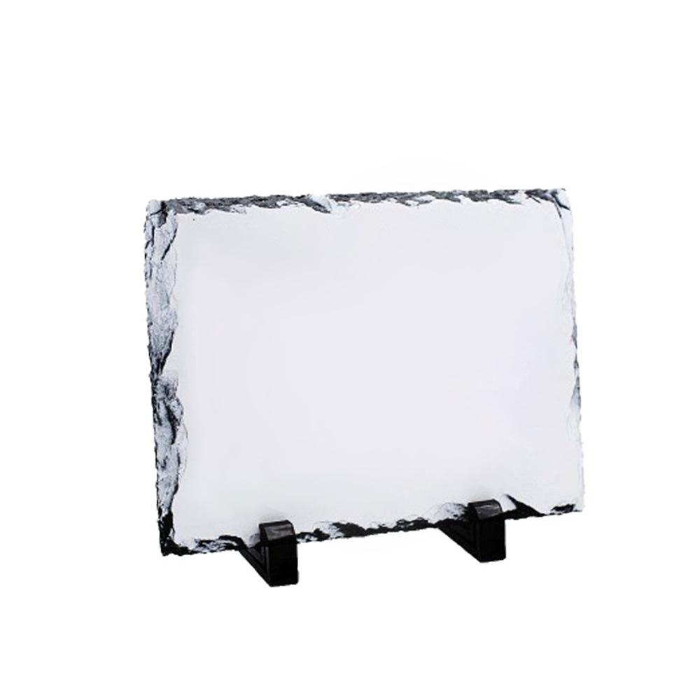 

8x12 inch sublimation Blank photo slate rock plaque Heat Transfer Picture Frame Blanks