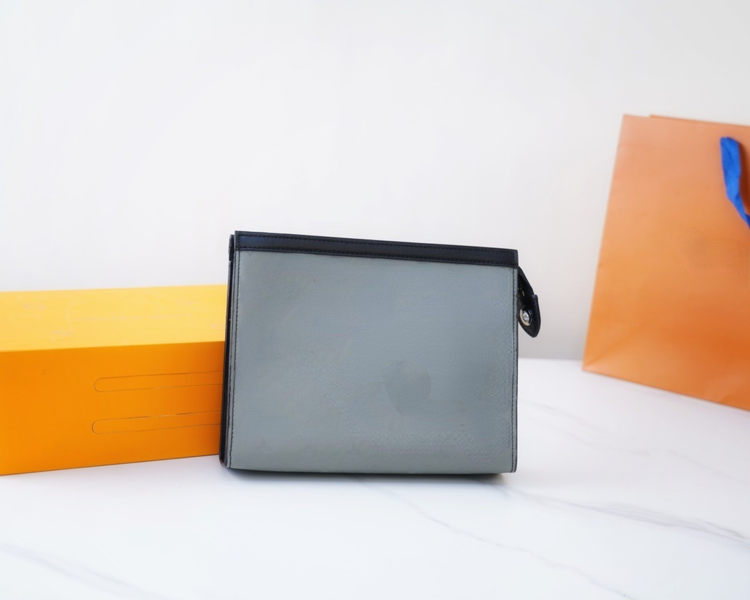 

Handbag Carrying Envelope Mobile Phone Green Long Wallet Zipper Men's Clutch Bag Wrist, Grey