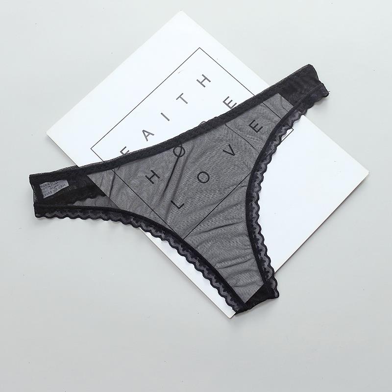 

Sexy Womens Panties Lingerie G String Thongs Lace Underwear Female Perspective Thong Sheer Transparent Knickers, Color11