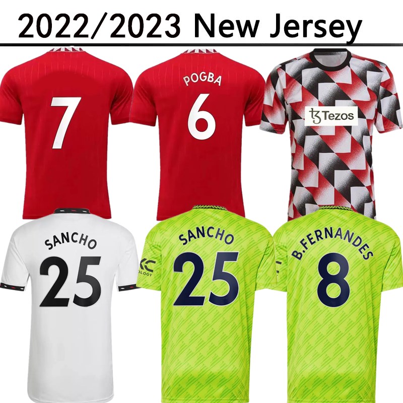 

SANCHO fan player version 22 23 soccer jerseys RASHFORD 2022 2023 football shirt POGBA CAVANI B. FERNANDES VARANE FRED Cristiano Shaw GREENWOOD Lingard