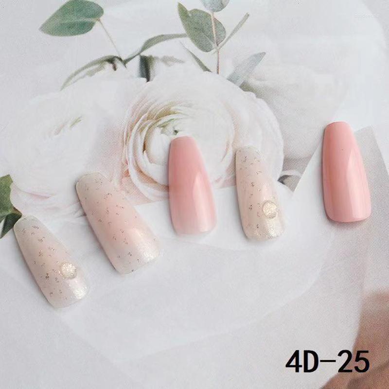 

False Nails 30 Pieces Of Mid-length Ballet Nail Trapezoidal Patch Art Finished Prud22, Xu-a024-004