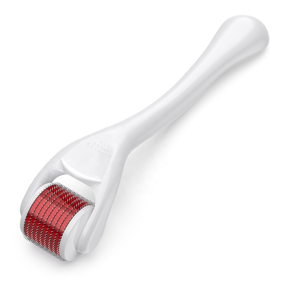 

DRS540 Derma Roller Microneedle (red roller+white handle)
