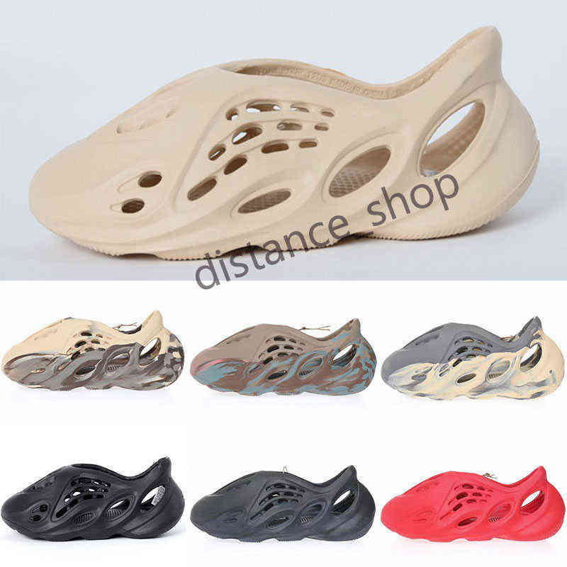 

Fashion big Baby Foam Slide Runner Slipper kids shoes Clog sandal eva Black Moon Grey Slippers boys girls Tainers Designer Beach Sandals, Color 1