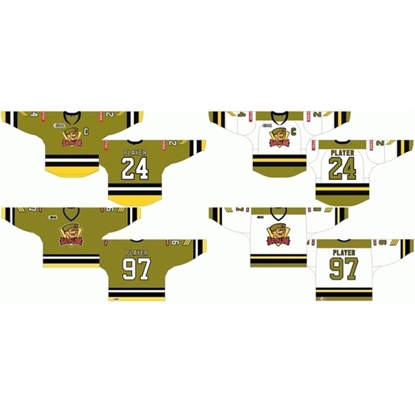 

C26 Nik1 Customized 1998 99-2008 OHL Mens Womens Kids White Green Stiched Brampton Battalion s 2009 10-2012 13 Ontario Hockey League Jerseys, As photo