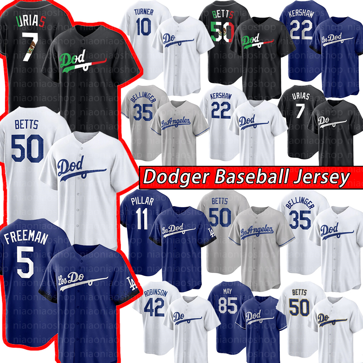 

50 Mookie Betts Freddie Freeman Baseball Jersey Cody Bellinger Jackie Robinson mexican Dodgers Jerseys Justin Turner Clayton Kershaw Albert Pujols Mens Women City, Women jersey