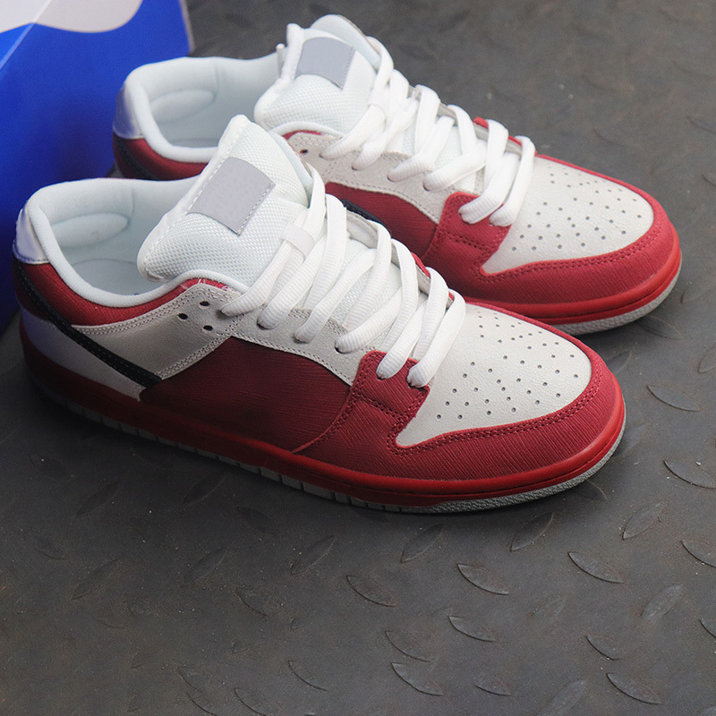 

Shoes Womens low casual sneaker Designer Brand red-white sneakers board, #1