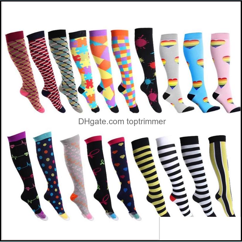 

Compression Socks Men Women Boy Girl Best Graduated Athletic 30 Mmhg Professional Nursing Fit Running Flight Travel Outdoor Hiking Over Drop, 8 colors to choose