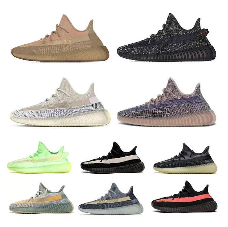 

Dazzling Blue mono Static Reflective Running shoes 3M Belgua 2.0 Semi Frozen Yellow Designer''V2''YEEZIES''BOOSTs''yezzies''350, 11