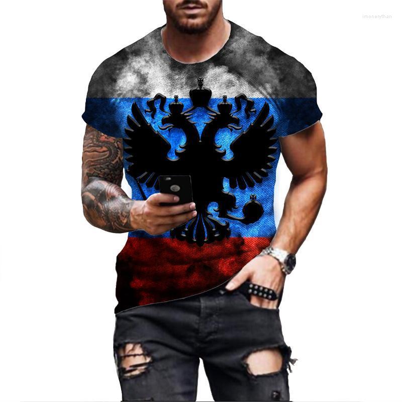 

Men's T-Shirts Harajuku Mens Russa T-Shirt Summer Russian Flag T Shirts Man Short Sleeve Tshirt Moscow TeesMen's Imon22, Black