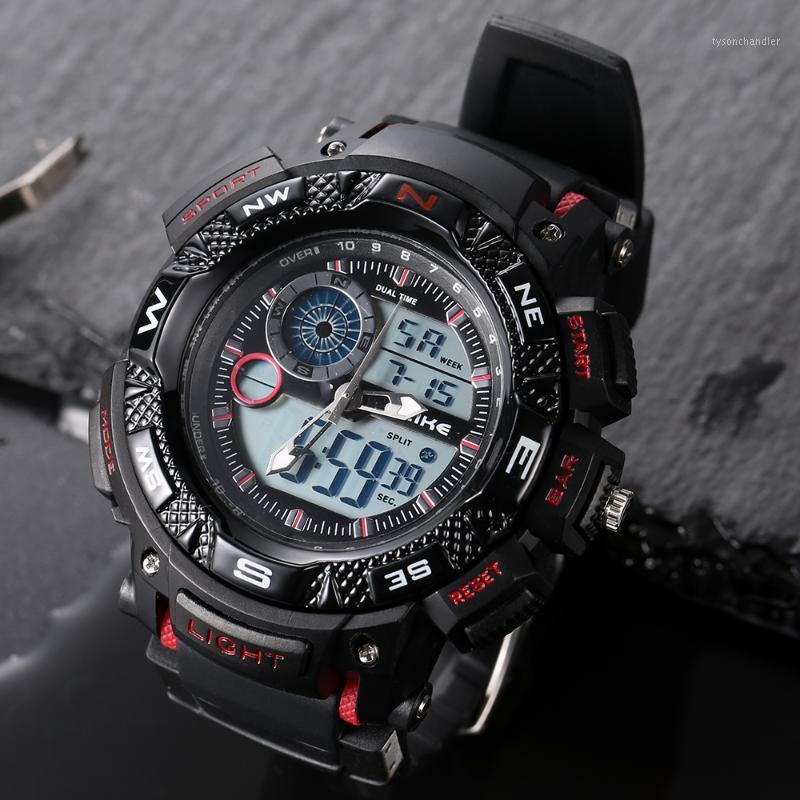 

Wristwatches 2022 Losida G Style Fashion Digital-Watch Mens Sport Watches Army Military Wristwatch Erkek Saat Resist Clock Quartz Watc, Red