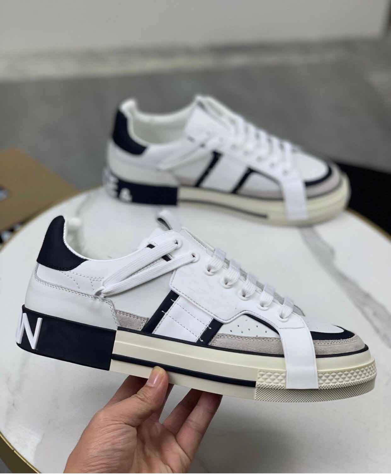 

22S Top Brand Calfskin 2.Zero Custom Sneakers Shoes With Contrasting Mens Outdoor Trainers Discount Comfort Platform Skateboard Walking Shoe EU38-46