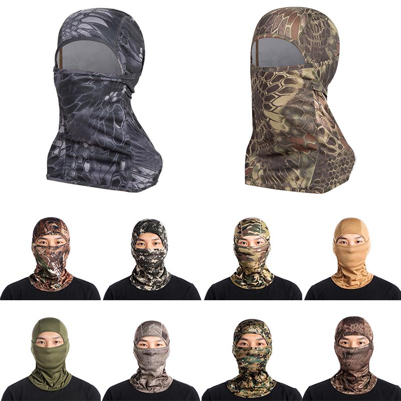 

Berets Men Women Cycling Mask Motorcycle Face Scarf Hat Breathable Bandana Full Cover Riding Helmet Liner Cap Unisex Ski Camouflage