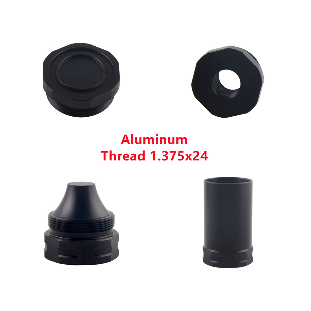 

7'L 1.55'' OD Dodecagonal Full Aluminum Fuel Filter Cleaning kit Tube 8pcs Stainless Steel Radial Cups MST 1.375x24 5/8x24 and 1/2x28 Screw