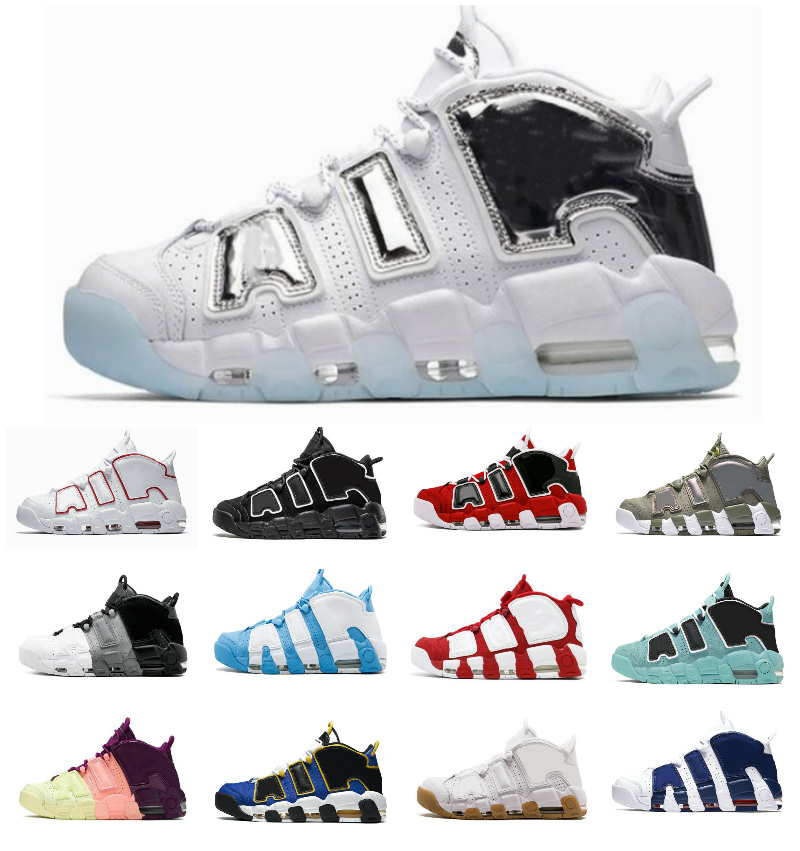 

2022 Top Uptempos Light Aqua Mens Basketball Shoes Summit White Black Laser Crimson Sail Bulls Hoops Pack University Blue Barley Green Tri-Color Tint Womens Sneakers, Bubble package bag