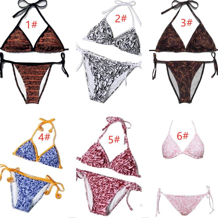

designer swimsuit Bikini Women sexy swimming suit Fashion Swimwear womens bikinis Swimsuits Sexy Bathing Suits Tow-piece 6 Styles