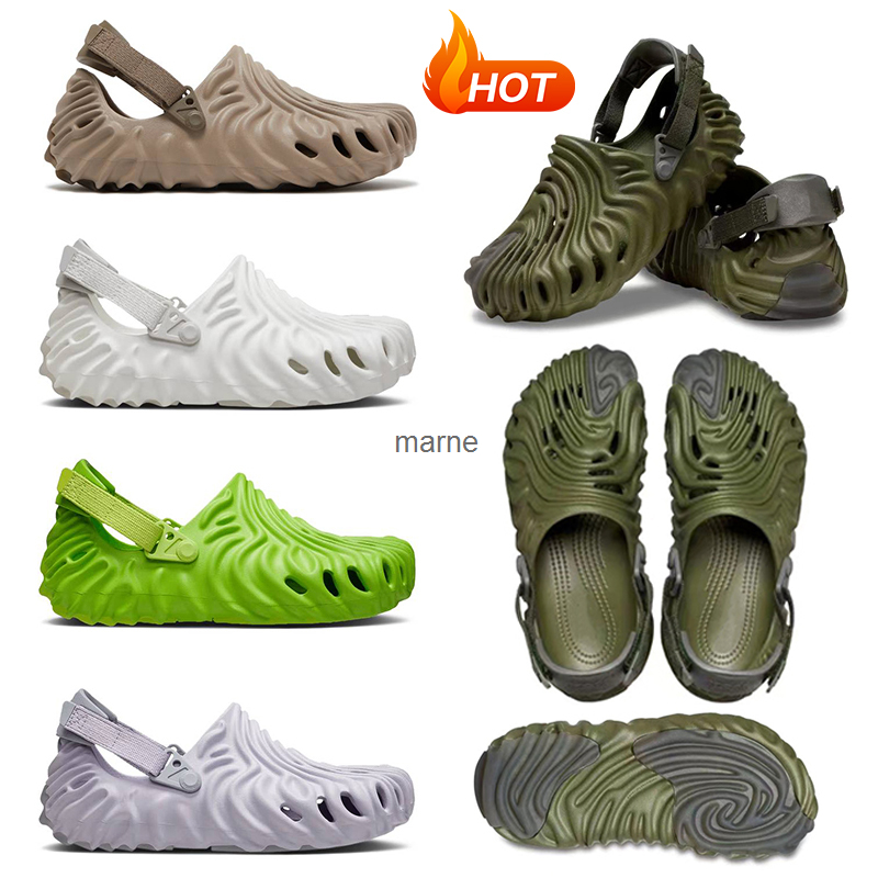 

pollex clog salehe bembury croc sandal men women slides slipper buckle designer sandals slip-on beach shoes Sasquatch Stratus Urchin Brown Green sneakers, Item#6