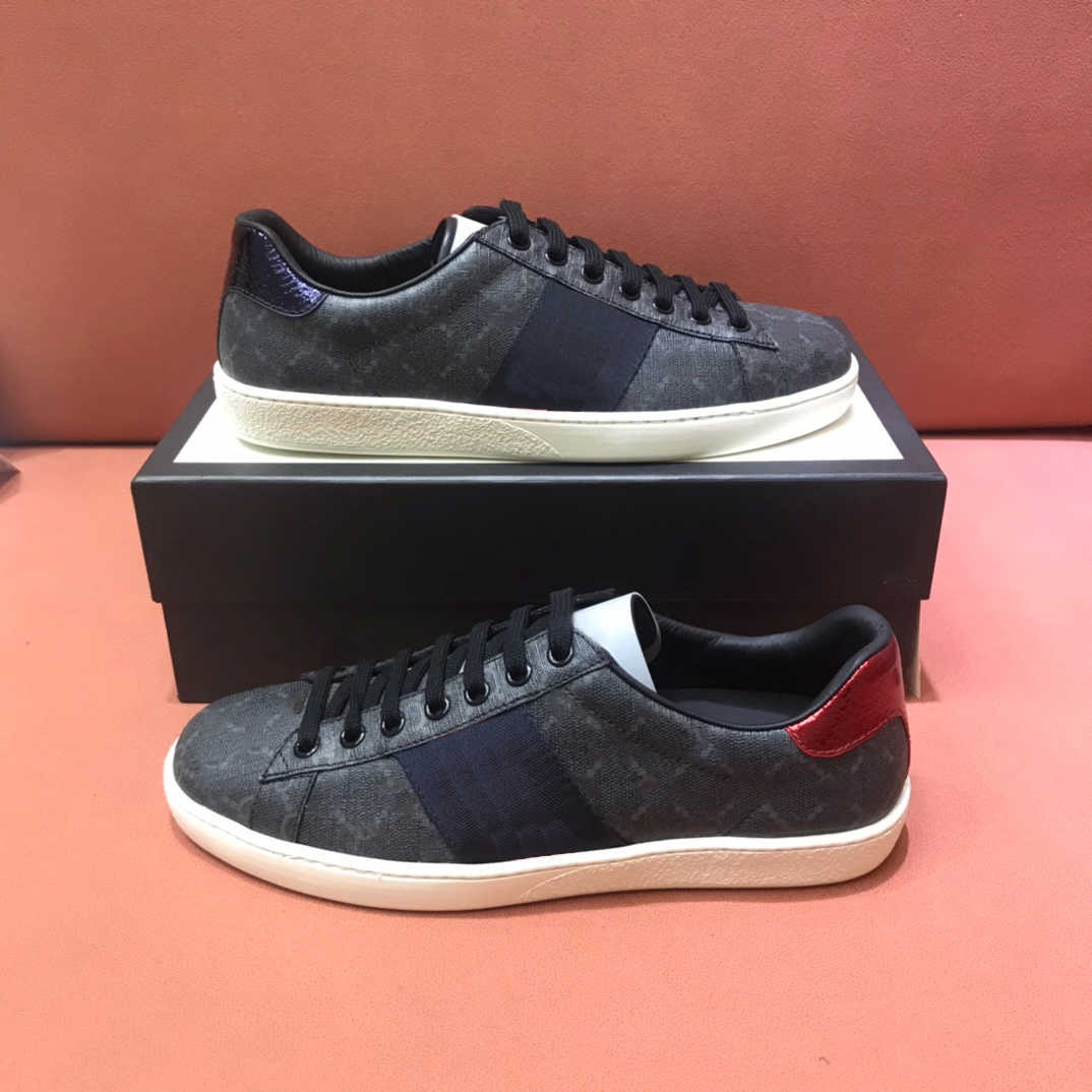 

22S Fashion Luxury Designer Men's Ladies Sneakers Chaussures Leather Sneakers Embroidered Striped Sports Walking Sneakers, 15