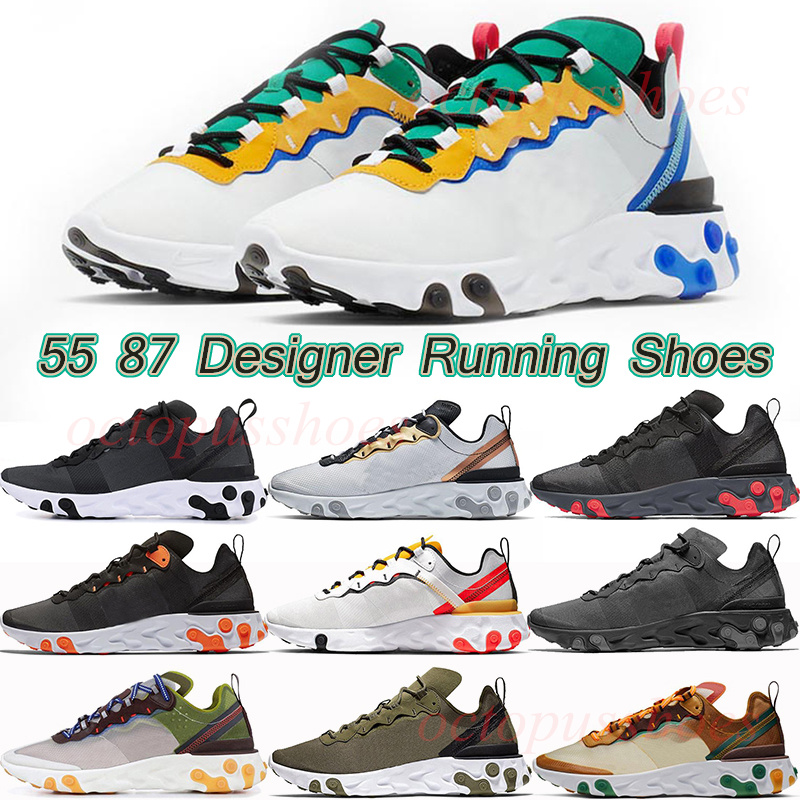 

2022 Summer 87 55 Metallic gold Men's and women's Running shoes Camo Moss Olive Orange Peel Releasing in Red sports sneakers Size 36-45, Please leave a message
