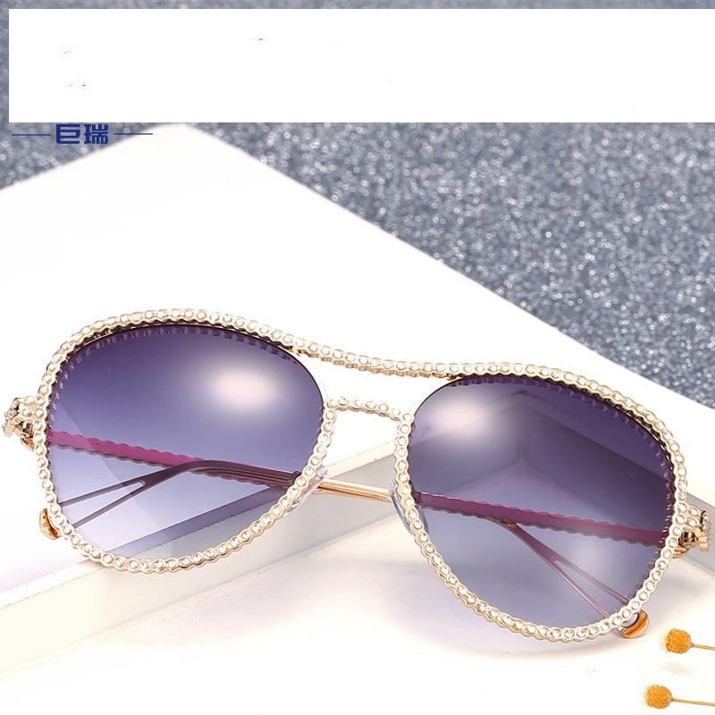 

Sunglasses Vintage Fashion Oversized Rimless Women Famous Design Sexy Diamond Pilot Sun Glasses For Female NXSunglassesSunglassesSunglasses
