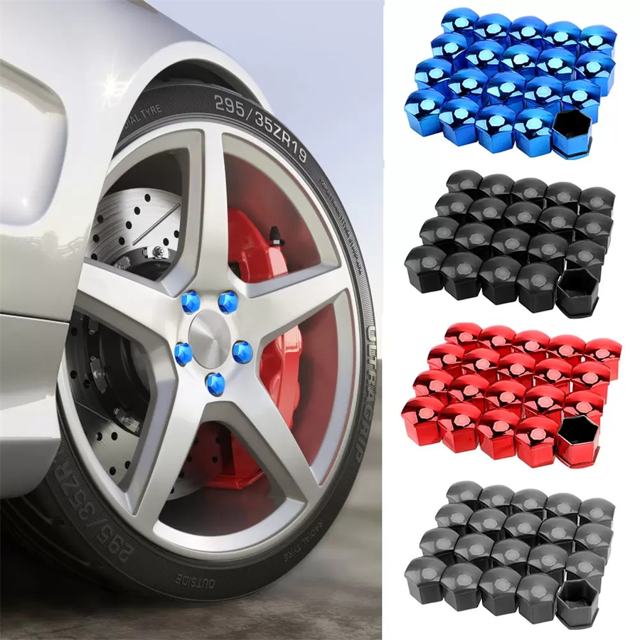 

Other Auto Parts 20 pcs/Lot 17mm Car Wheel Nut Caps Protection Covers Caps Anti-Rust Auto Hub Screw Cover Tyre Bolt Exterior Decoration