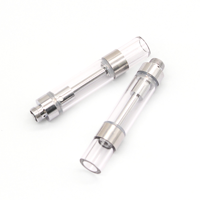 

M6T Vape Tank Atomizer 0.5ml 1.0ml Ceramic Coil Cartridge 510 Thread Thick Oil Carts Empty Vaporizer Pen For Preheat Battery