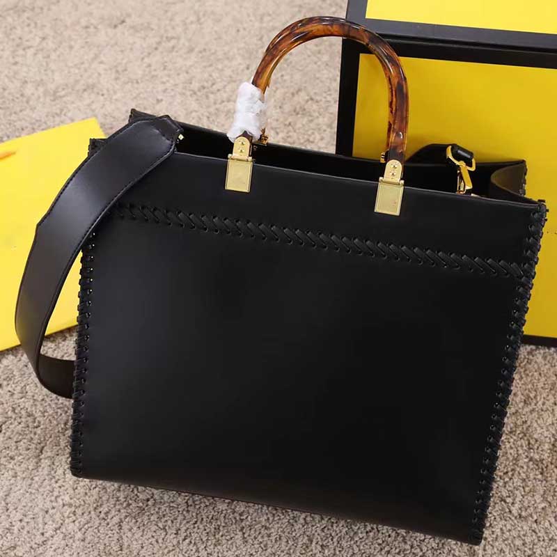 

Designer Tote Bags Sunshine Big Handbags Shoulder Crossbody Bag Fashion Women Cowhide Genuine Leather Handbag Removable Strap Large Capacity Shopper Totes, Brown