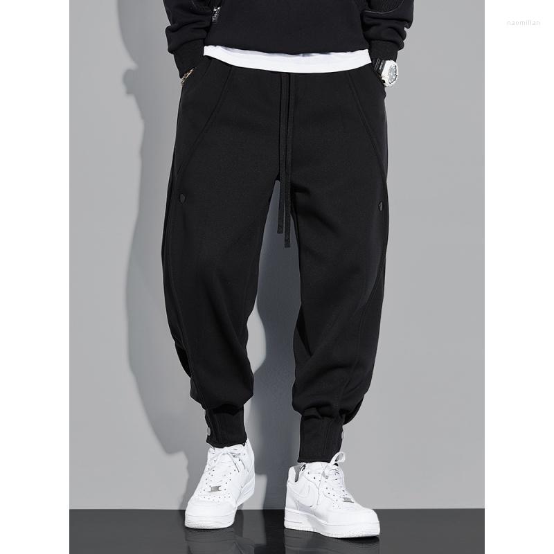 

Men's Pants Spring And Autumn Casual Men's Loose Tappered Sports TrousersinsBreasted Harem Workwear Sweatpants TideMen's Naom22
