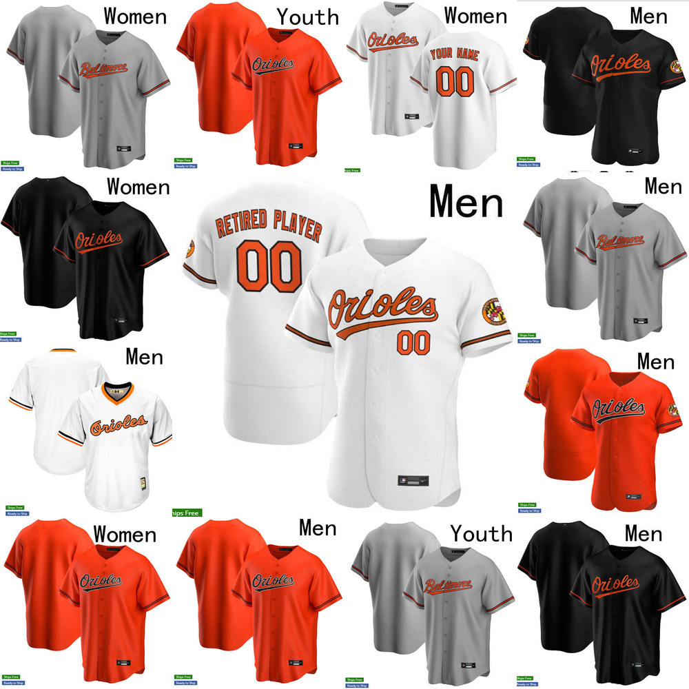 

Men Women Youth Baltimore''Orioles 6 Ryan Mountcastle 12 Rougned Odor 23 Robinson Chirinos 41 Tyler Nevin 37 Anthony Bemboom 8 Cal Ripken Jr.Baseball Jersey, Colour