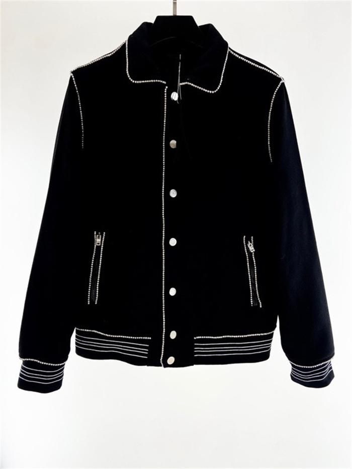 

Fashion men's Jacket Long sleeve Artificial diamond angel design men designer jacket Outerwear sports baseball uniform, Extra shipping postage/no ship