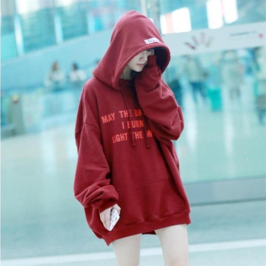 

Hoodie Men MAY THE BRIDGES I BURN LIGHT THE WAY Letters Print Sweashirt New Fashion Hip hop Streetwear Tracksuit244W, Red