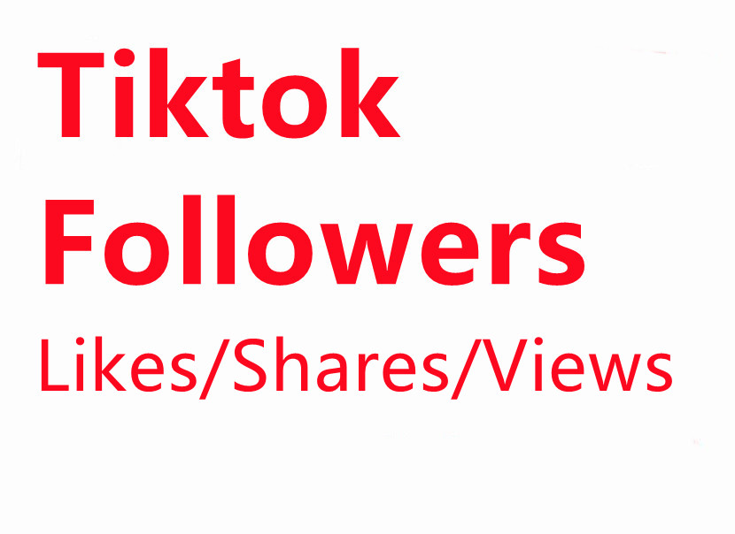 Tiktok followers or likes - leave message about your tiktok account and service you want-Others Apparel