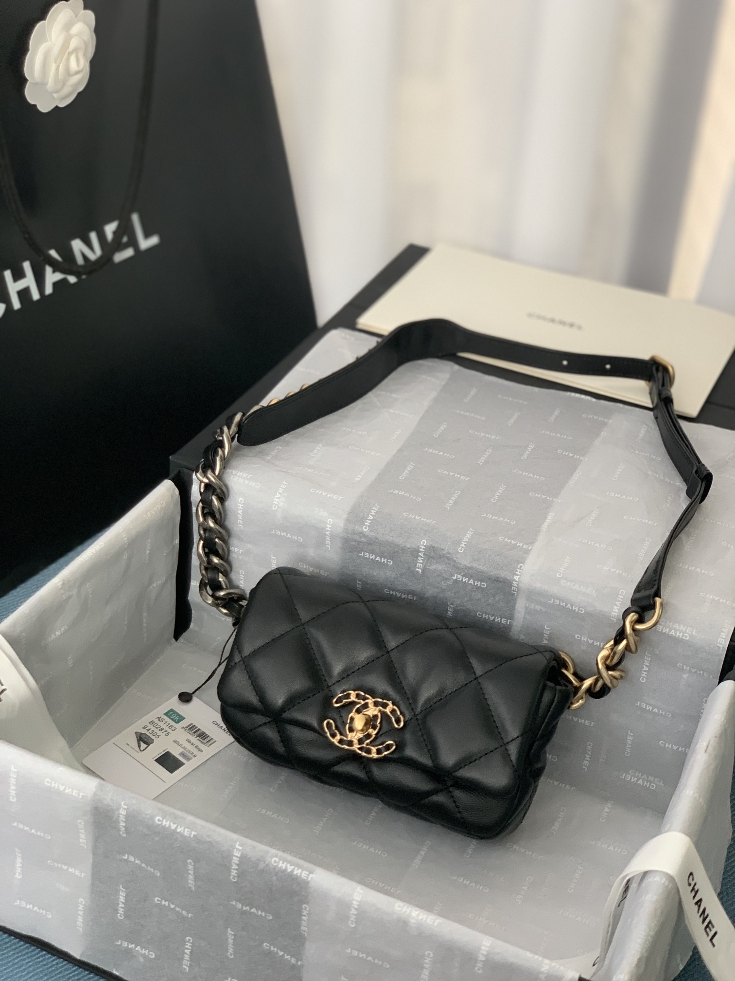 

Chanel Luxury Designer top quality Shoulder Bag tote Genuine Leather CC Womens men Crossbody Bags handbags Wallet Handbag, Black