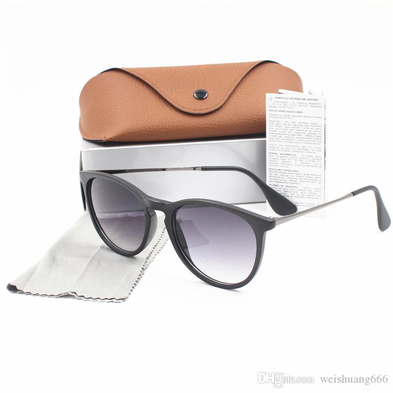 

1 piece fashion sunglasses toswrdpar glasses sunglasses designer men's ladies brown case black metal frame dark 50mm lens