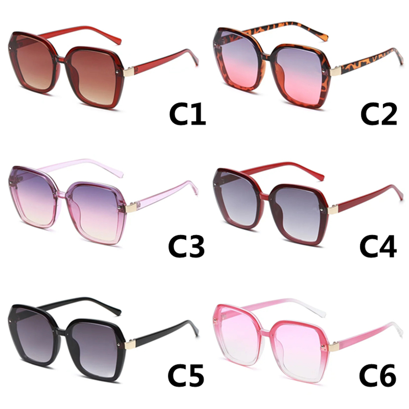 

Designer Sunglasses For Women Large Frame Luxury Retro Sun Glasses Uv400 Protection Woman Shades