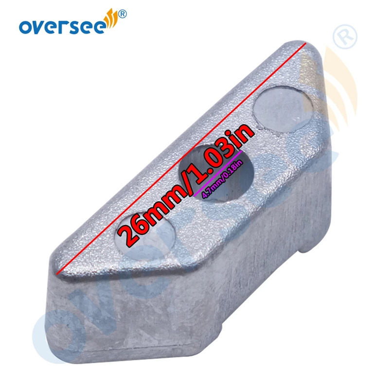 

6E5-11325 Zinc Anode Parts For Yamaha Outboard Motor Cylinder 9.9hp to 250hp 6E5-11325-00