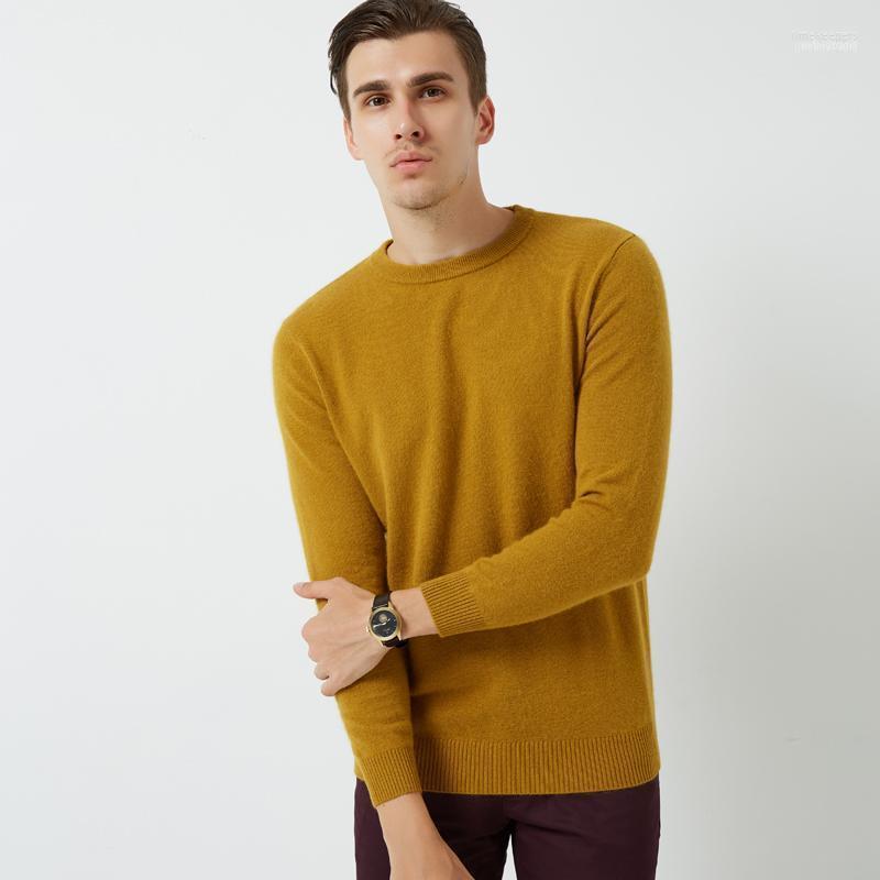 

Casual Men' Round Neck Pure Wool Sweater Quality Fabric Comfortable Warm Loose Large Size Pullover-- Sweaters Time22, Black