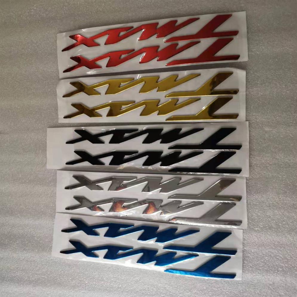 

a pair 3D logo for tmax TMAX 3D sticker Motorcycle2728, Red
