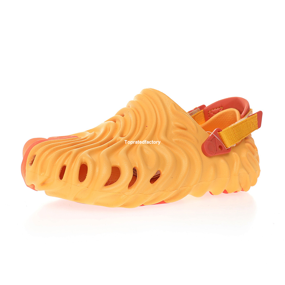 Salehe Bembury Croc Pollex Clog Orange Yellow Slide Chaussures pour les hommes glissades Mentes Sandles Femmes Slippers Femmes Sandals Planche Fl