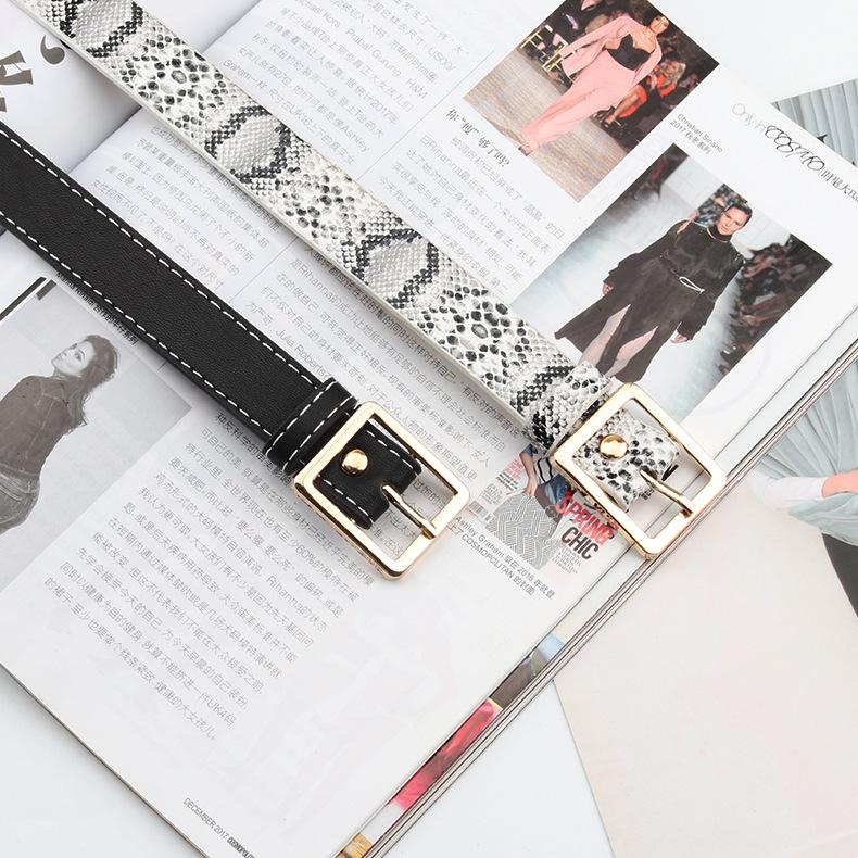 

Belts Women's Zebra Pattern Snakeskin Belt Bags Women PU Leather Fanny Packs Casual Purse WalletBelts, White