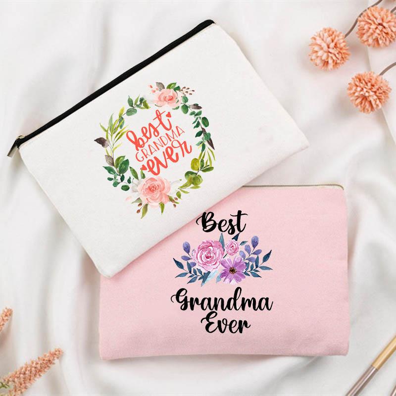 

Cosmetic Bags & Cases Grandma Ever Women Bag Makeup Canvas Travel Organizer Female Wash Storage Pouch Gifts For, W00371-tbpk-d